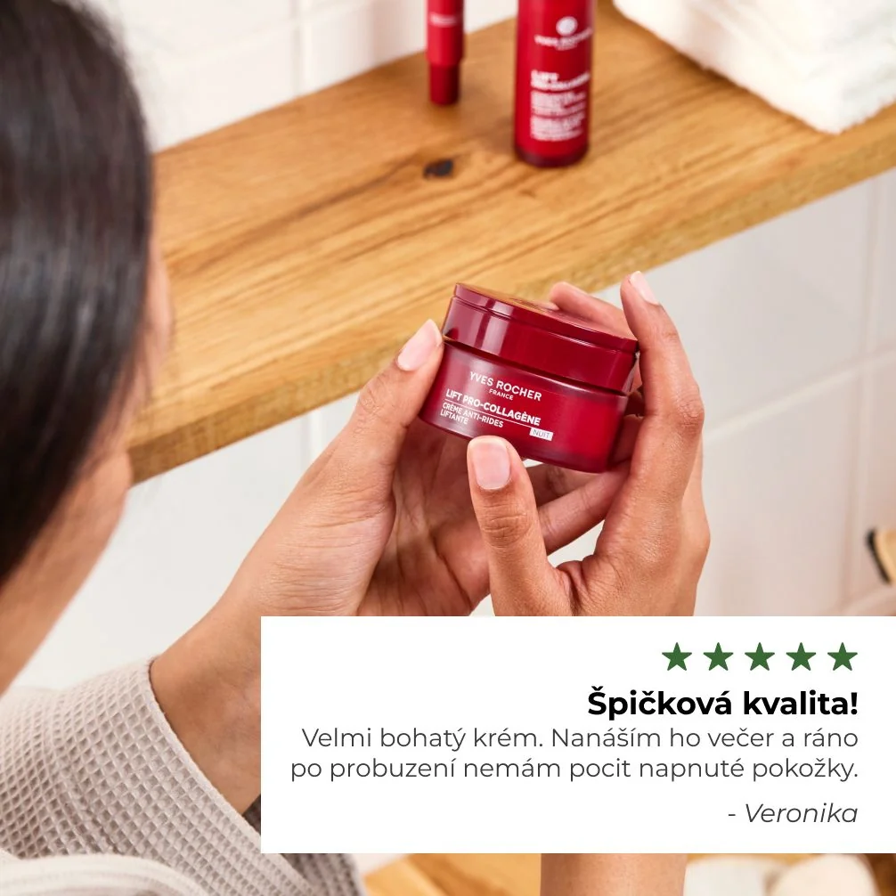 Yves Rocher Noční vyhlazující péče proti vráskám 50 ml