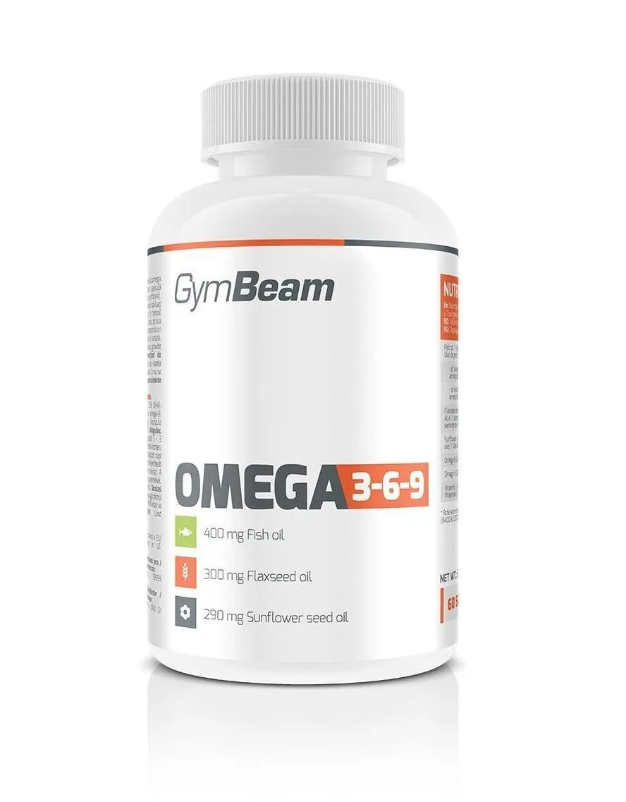 GymBeam Omega 3-6-9 120 kapslí