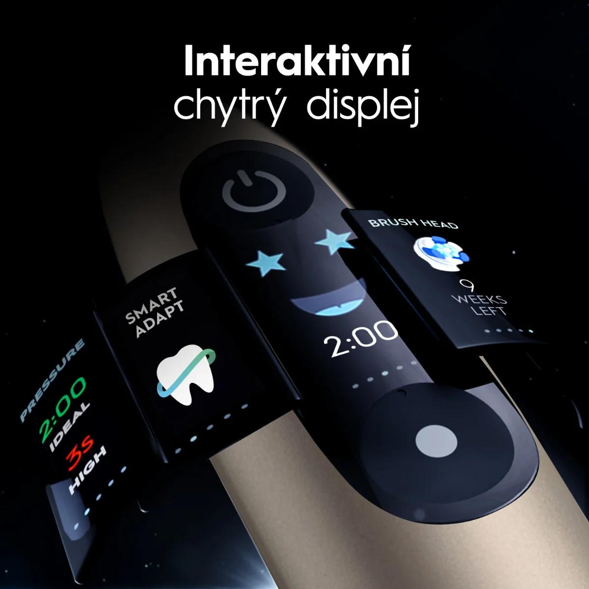 Oral-B iO Series 10 Lunar Gold elektrický zubní kartáček