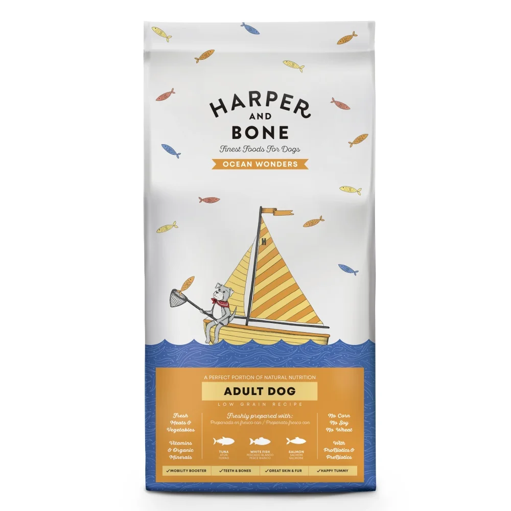 Harper and Bone Dog Adult Large & Medium divy oceánu 12 kg 