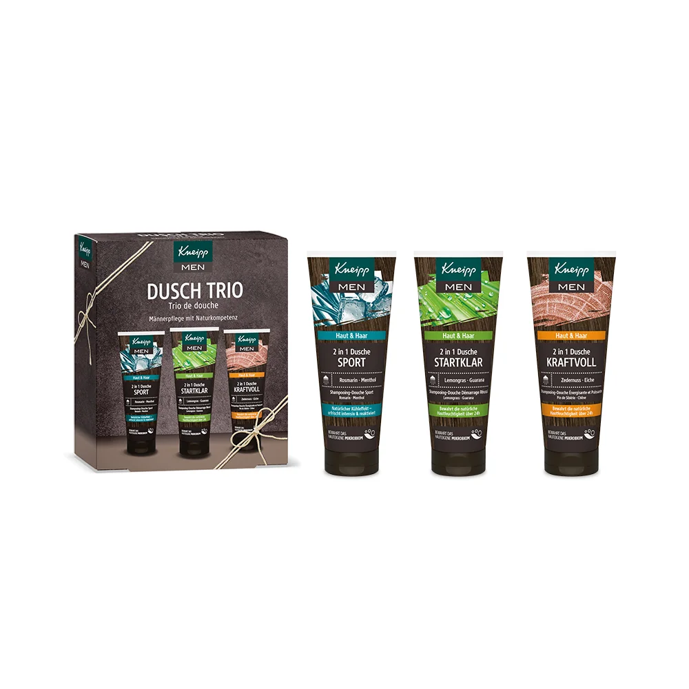 Kneipp Sprchové trio pro muže dárková sada 3x75 ml