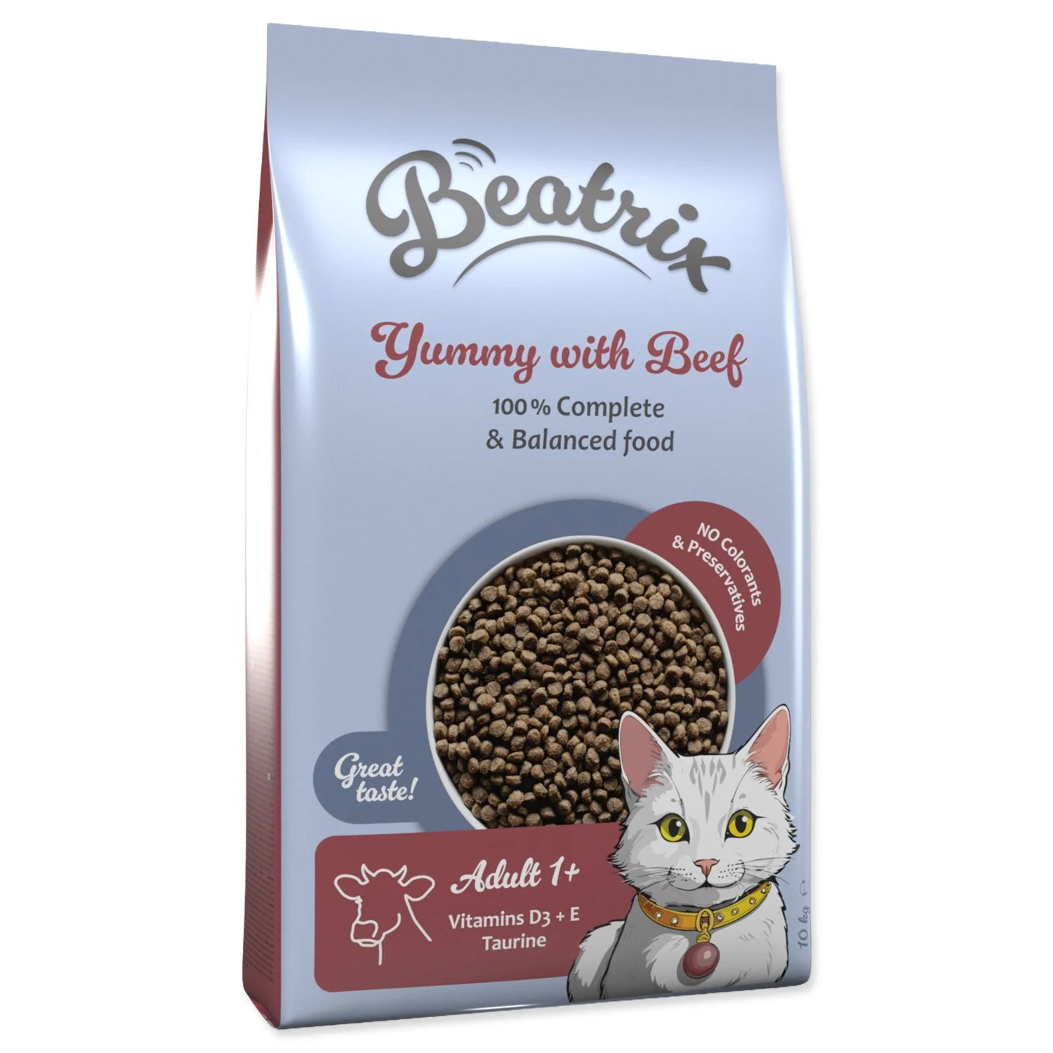Beatrix Krmivo Adult s hovězím 10kg