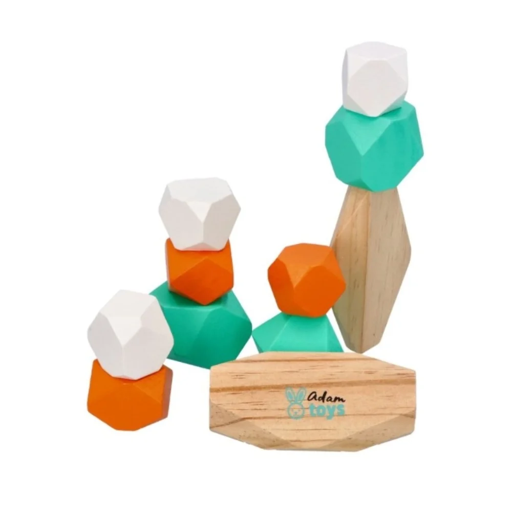 Adam Toys Dřevěná balanční hra - Kameny