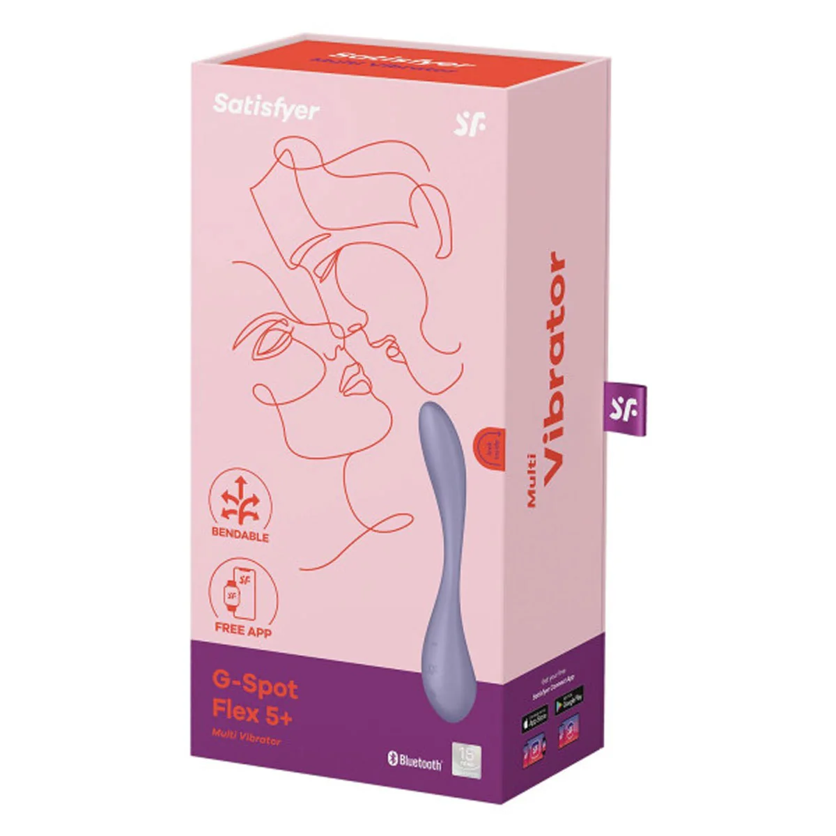 Satisfyer G-Spot Flex 5 Connect App - Minivibrátor