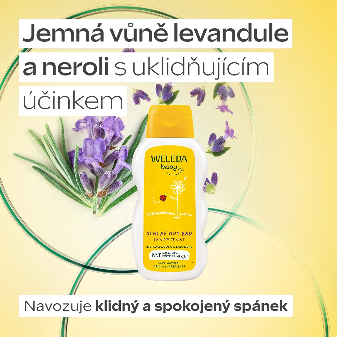 Weleda Baby Měsíčková koupel na dobrou noc 200 ml
