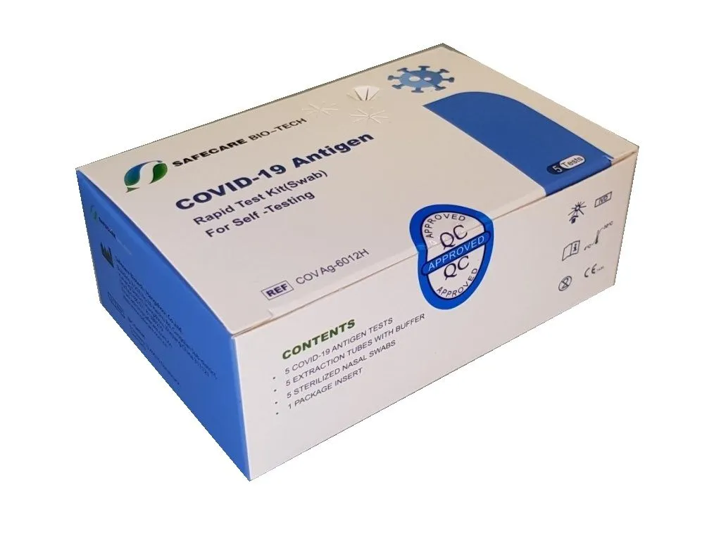 SAFECARE COVID-19 Antigen Rapid Test 5 ks