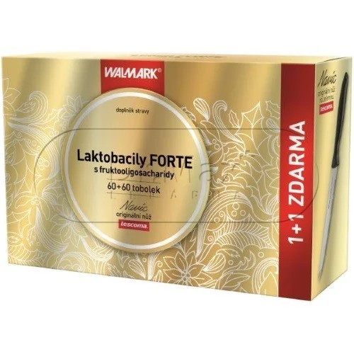Walmark Laktobacily FORTE s fruktoolig. tob.60+60+dárek Vánoce 2014