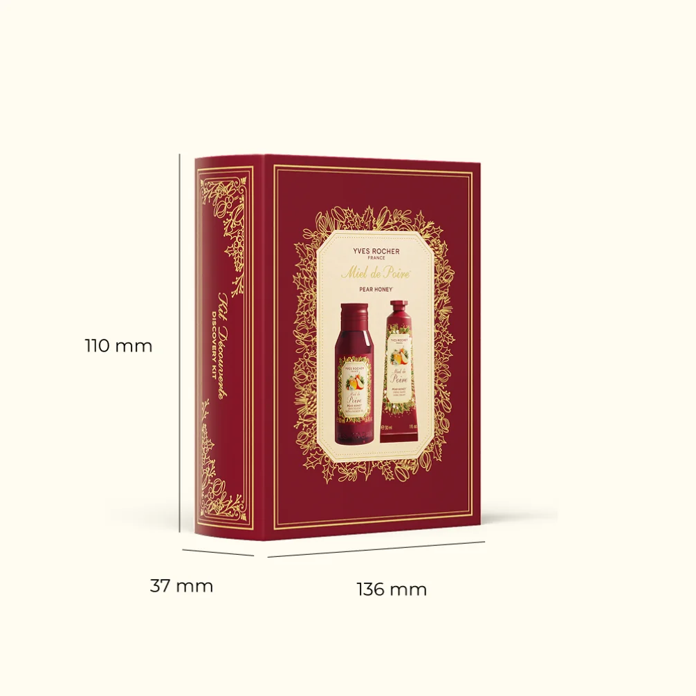 Yves Rocher Noël Medová hruška dárková sada 2 ks