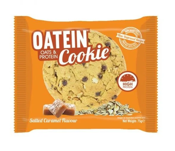 Oatein cookie Salted Caramel proteinové sušenky 75 g