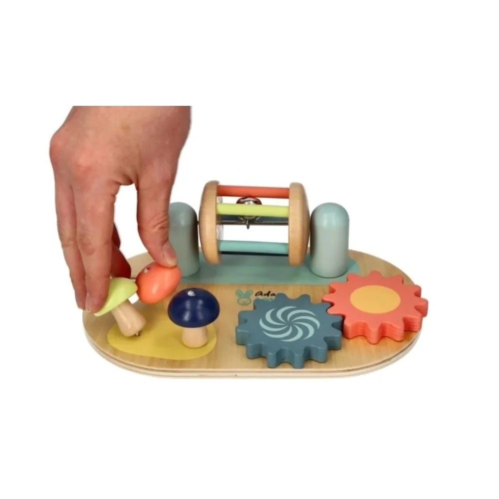 Adam Toys Montesori Edukační dřevěná tabulka Activity