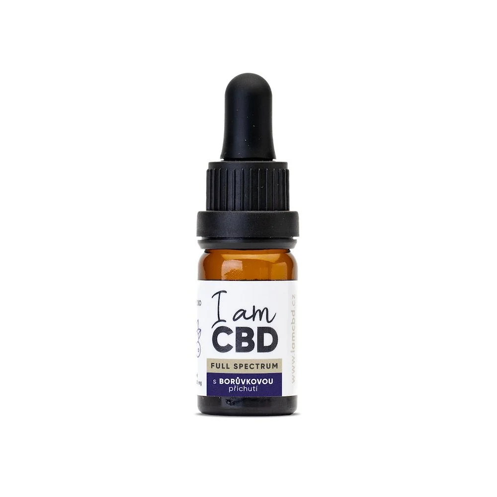 I am CBD Full Spectrum CBD olej 15% borůvka 10 ml