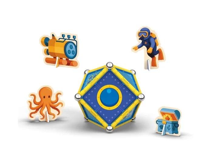 Geomag Stories Oceán magnetická stavebnice 60 dílků