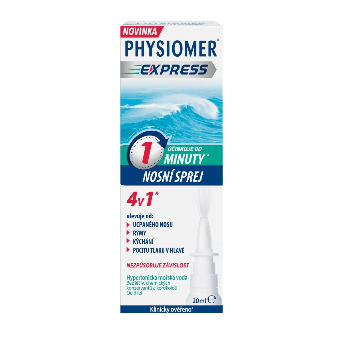 Physiomer Express nosní sprej 20 ml