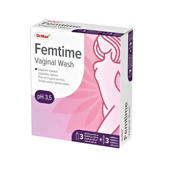 Dr.Max Femtime Vaginal Wash 3x100 ml + 3 aplikátory