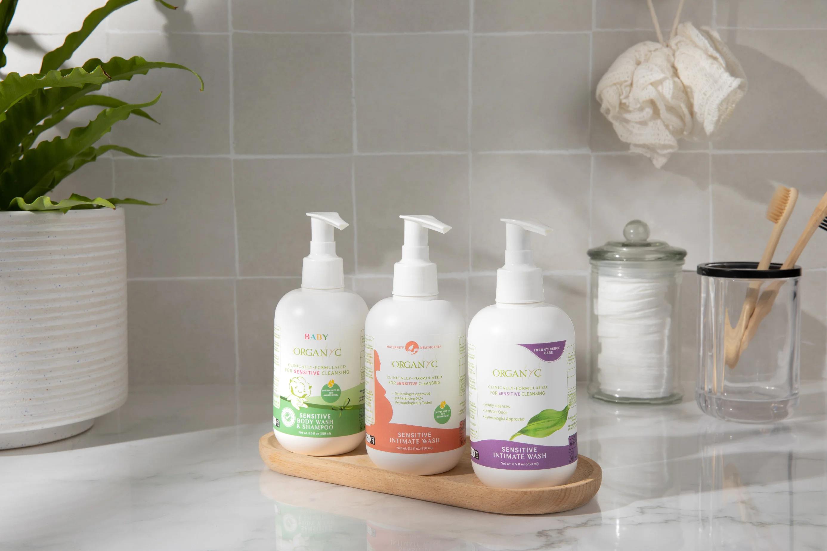 Organyc Bio sprchový gel pro citlivou pokožku a intimní hygienu - 250 ml