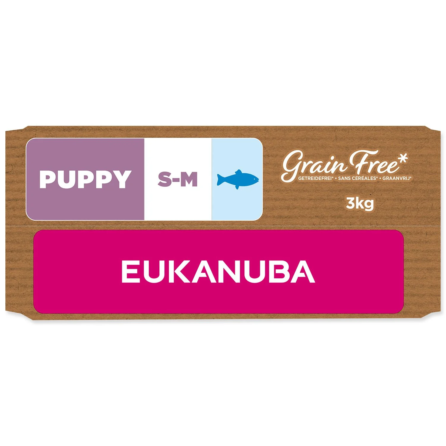 Eukanuba Krmivo Grain Free Puppy Small & Medium rich in ocean fish 3kg
