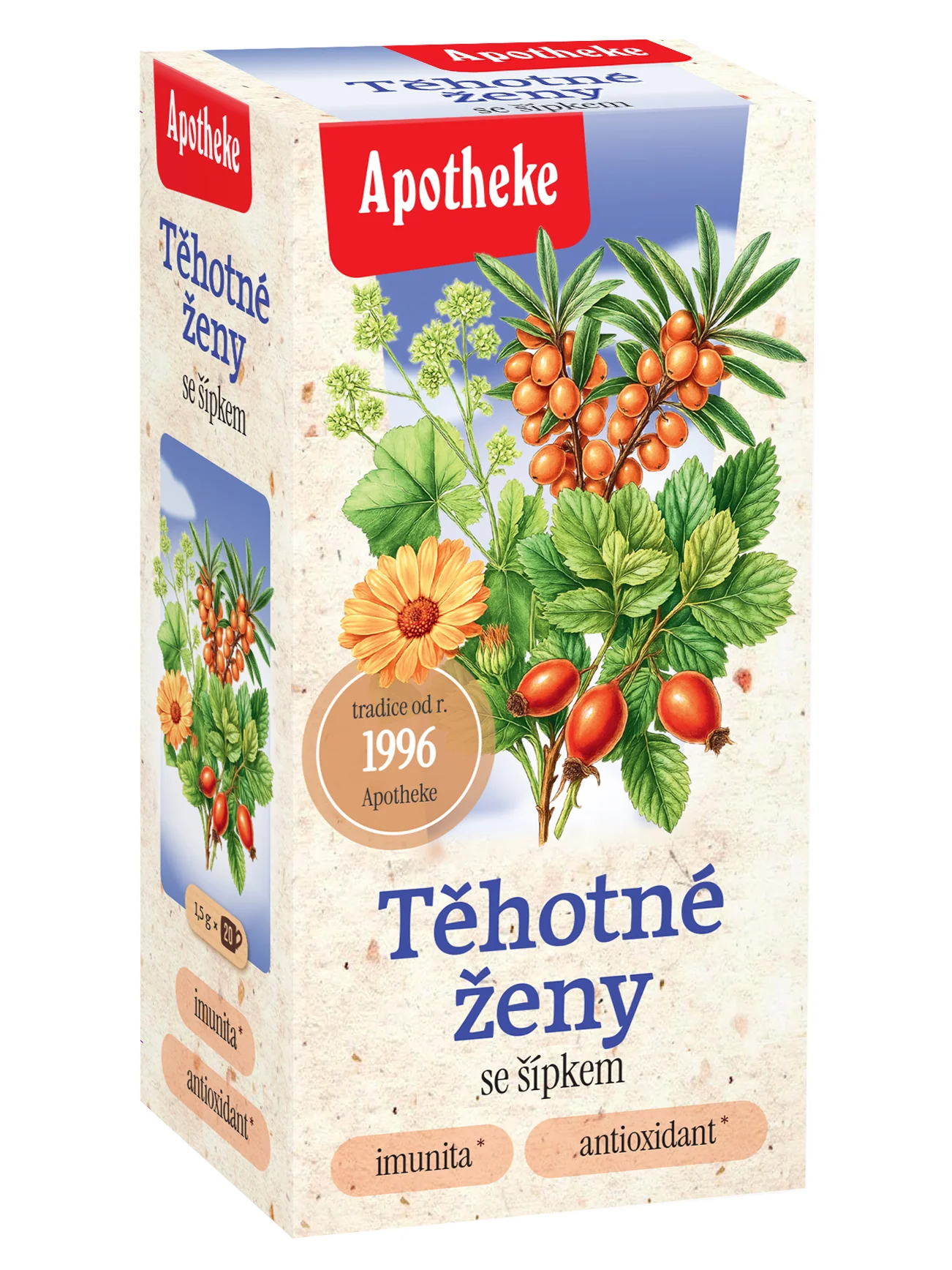 Apotheke Těhotné ženy čaj nálevové sáčky 20x1,5 g