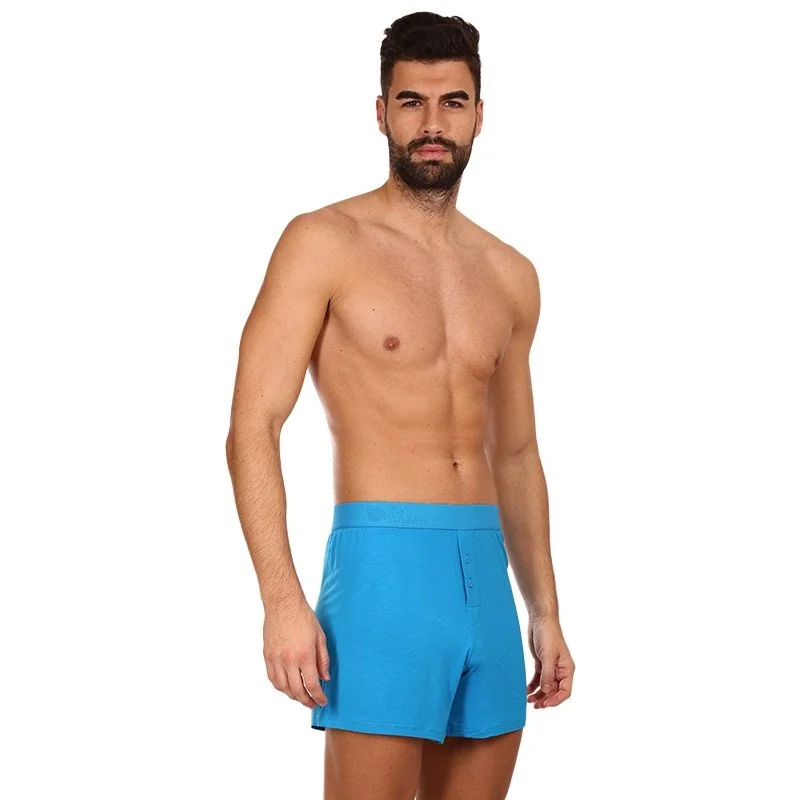 Gino Pánské trenky bambusové modré (75195) XL