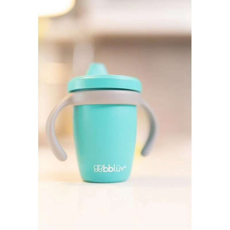 Bblüv silikonový hrníček Sippy Küp Aqua