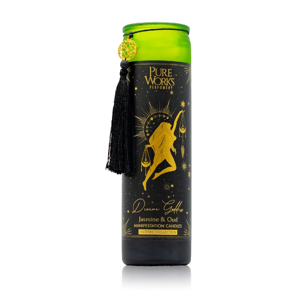Song of India Vonná svíčka Pure Works - Jasmine & Oud 300 g