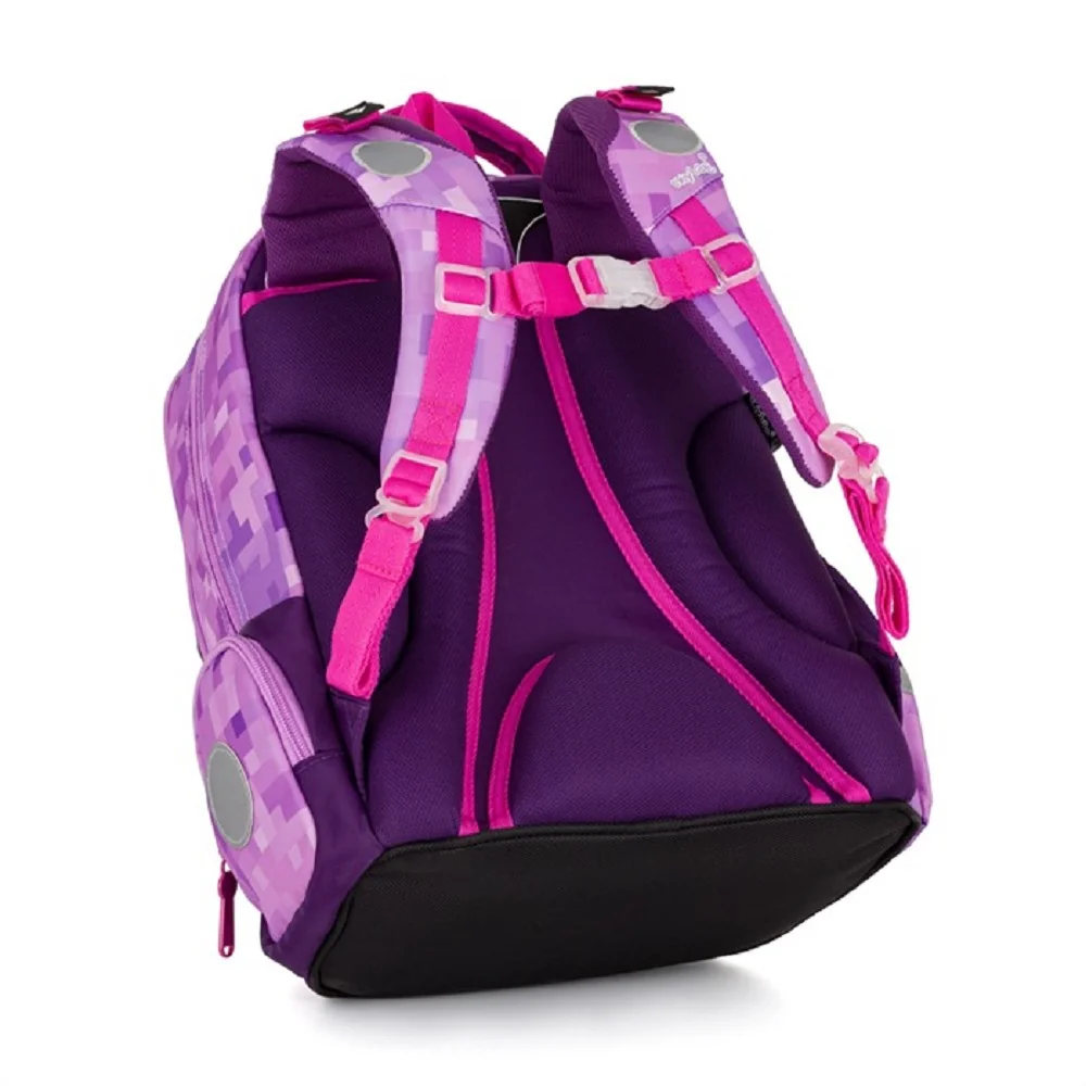 Oxybag OXY GO - školní set Playworld Girl 3 ks: batoh, penál, sáček batoh, penál, sáček