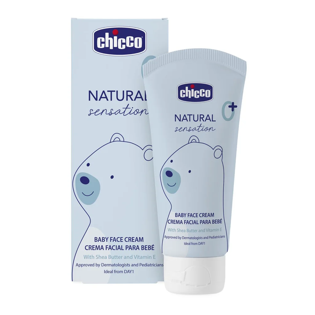 Chicco Krém na dětskou tvář Natural Sensation 0m+ 50 ml