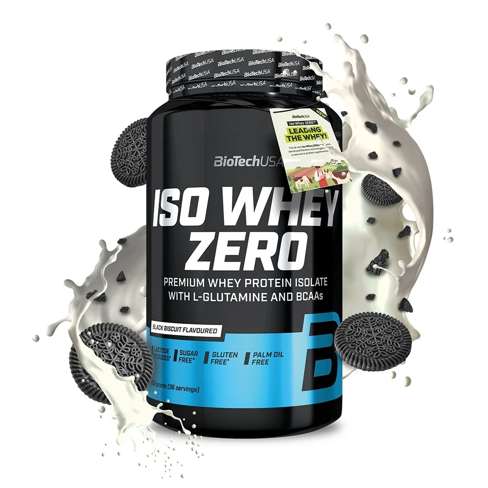 BioTech USA Iso Whey Zero black biscuit 908 g