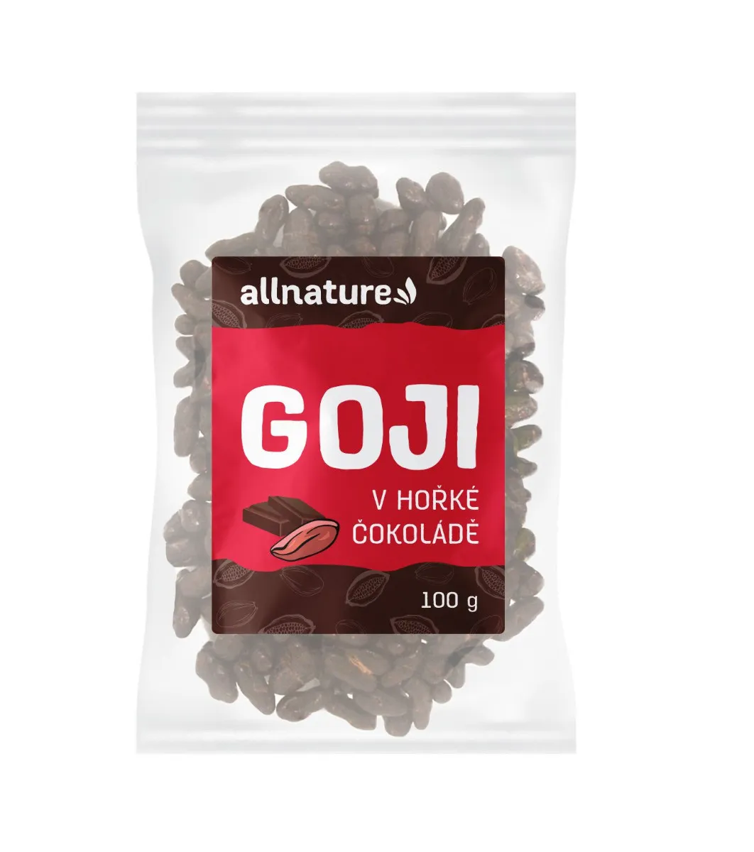Allnature Goji v hořké čokoládě