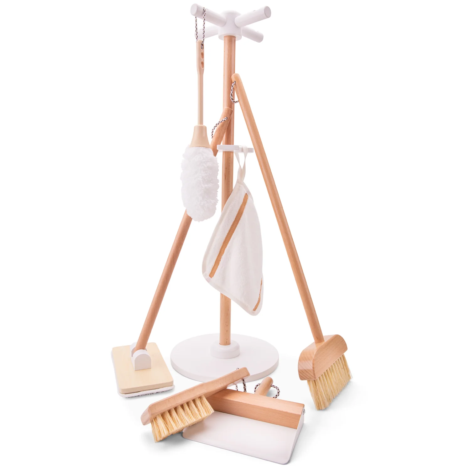 New Classic Toys Dětská dřevěná úklidová sada