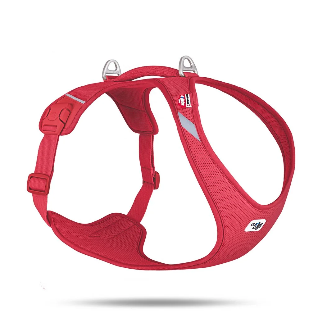 Curli Postroj pro psy Belka Air-Mesh Red 4XL, 28-48 kg