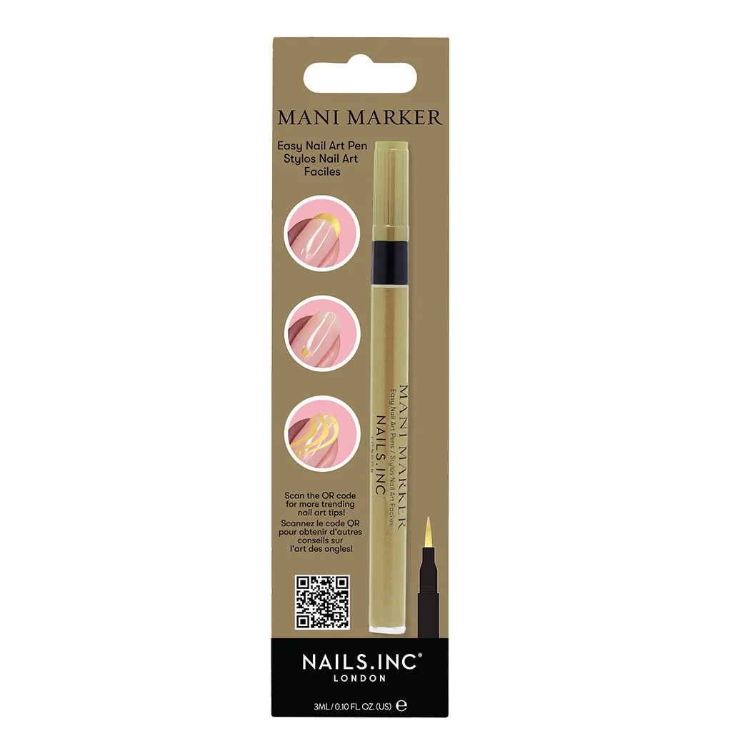 Nails Inc. Mani Marker Gold pero na nehty 14 ml