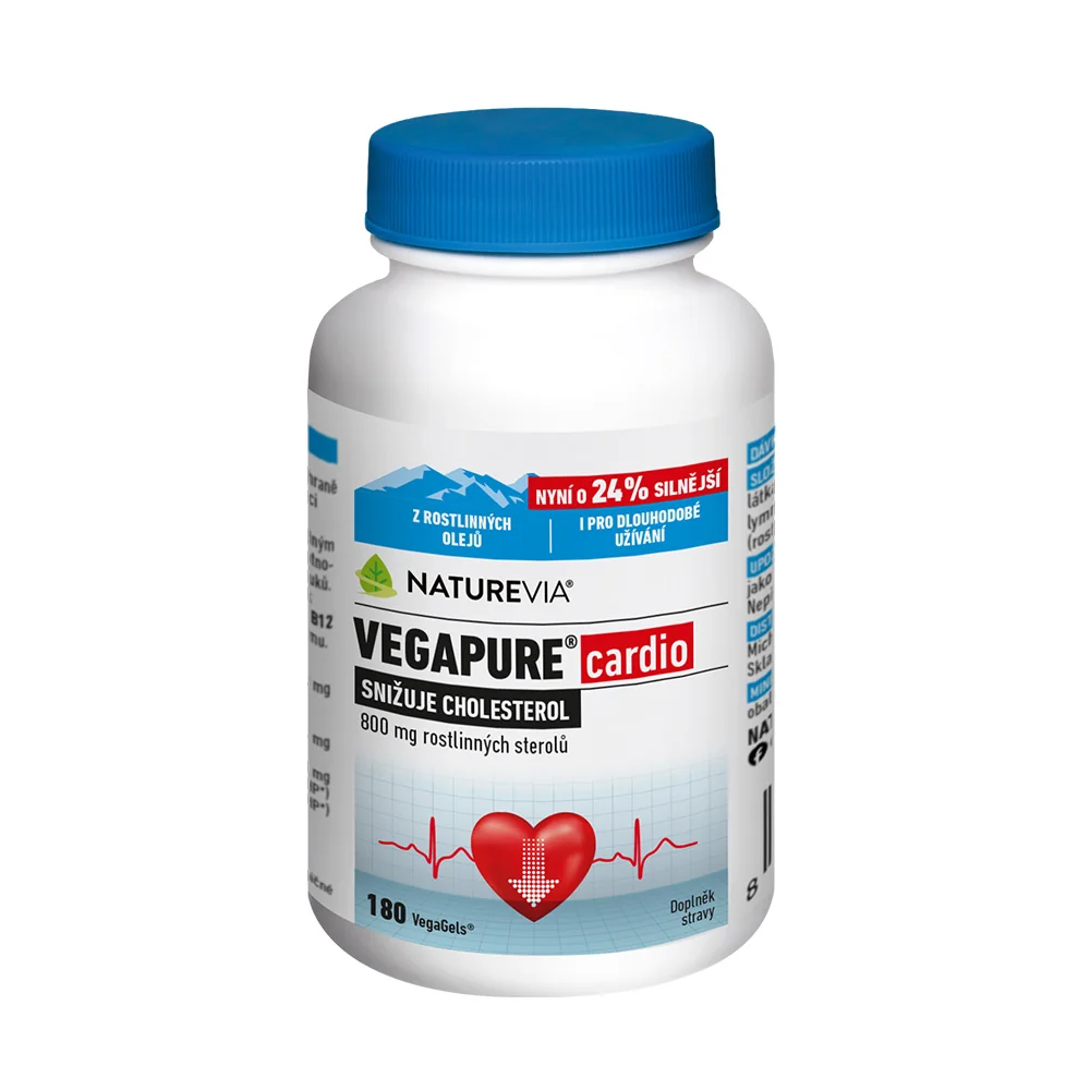 NATUREVIA Vegapure cardio 800 mg 180 kapslí