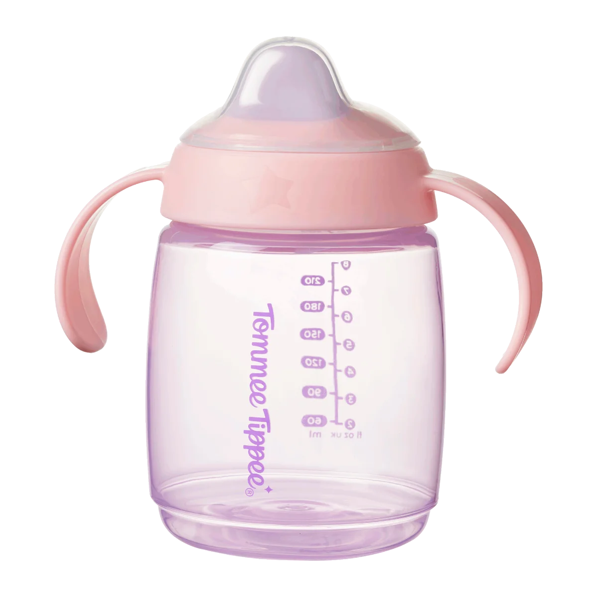Tommee Tippee Tréninkový hrneček se savičkou 6m+ 240 ml růžový
