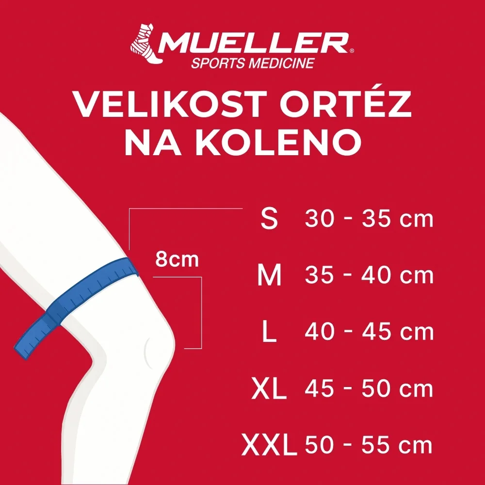 Mueller Breathable Open Patella Knee Sleeve, bandáž na koleno, LG .
