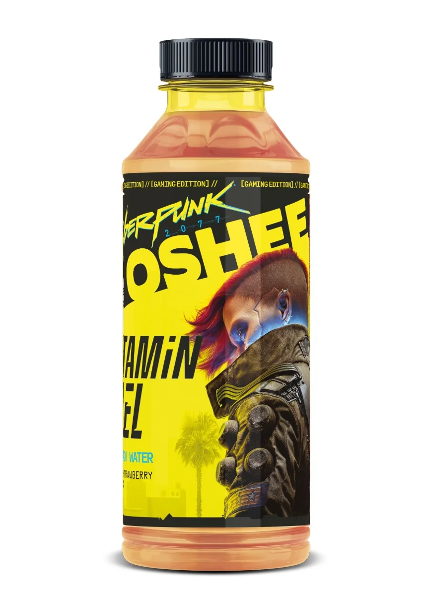 OSHEE Cyberpunk Vitamínová voda broskev-jahoda 555 ml