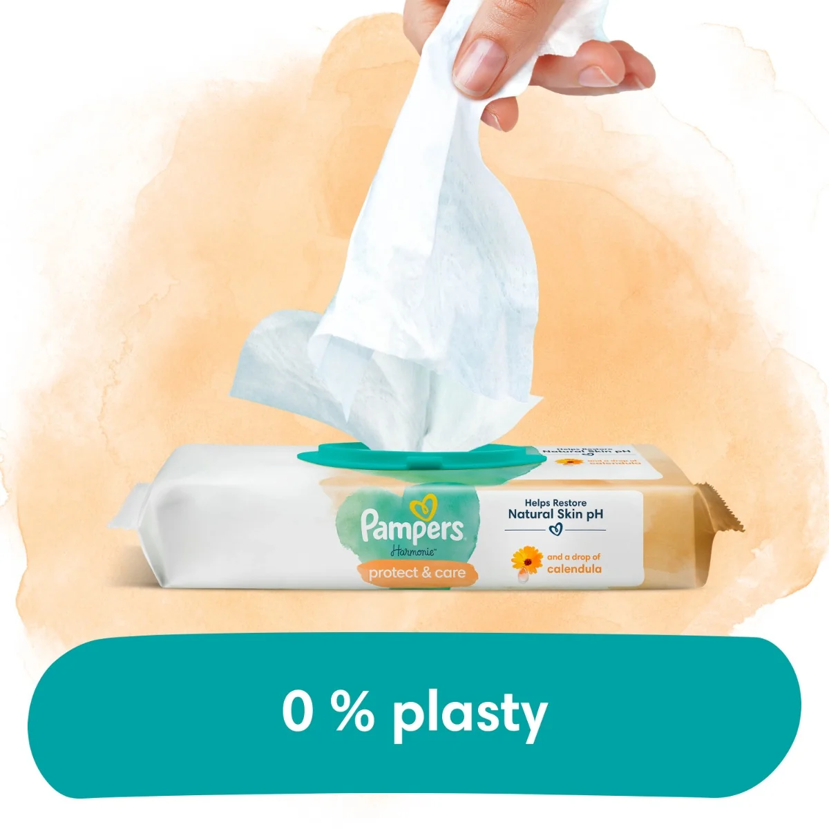 Pampers Harmonie Protect&Care vlhčené ubrousky 18x44 ks