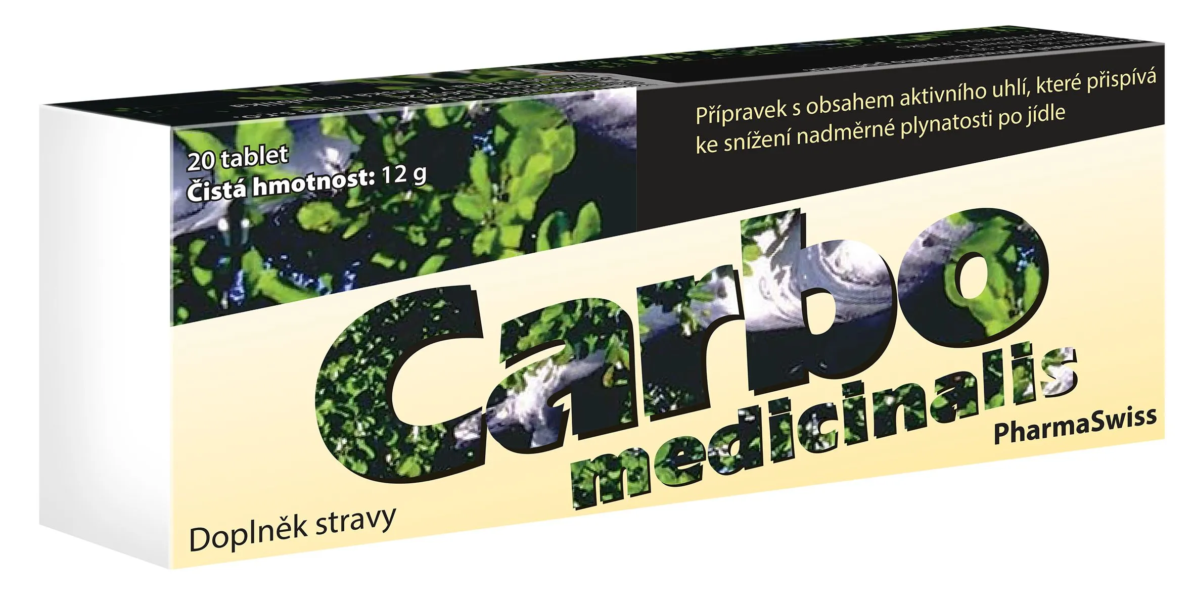 PharmaSwiss Carbo medicinalis 20 tablet