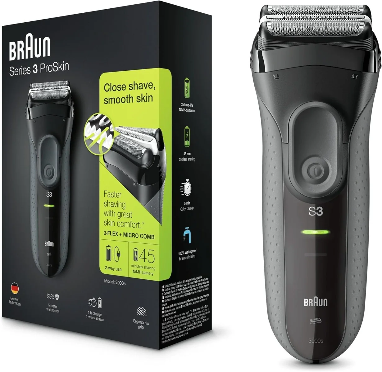 Braun Series 3 3000s pánský holicí strojek