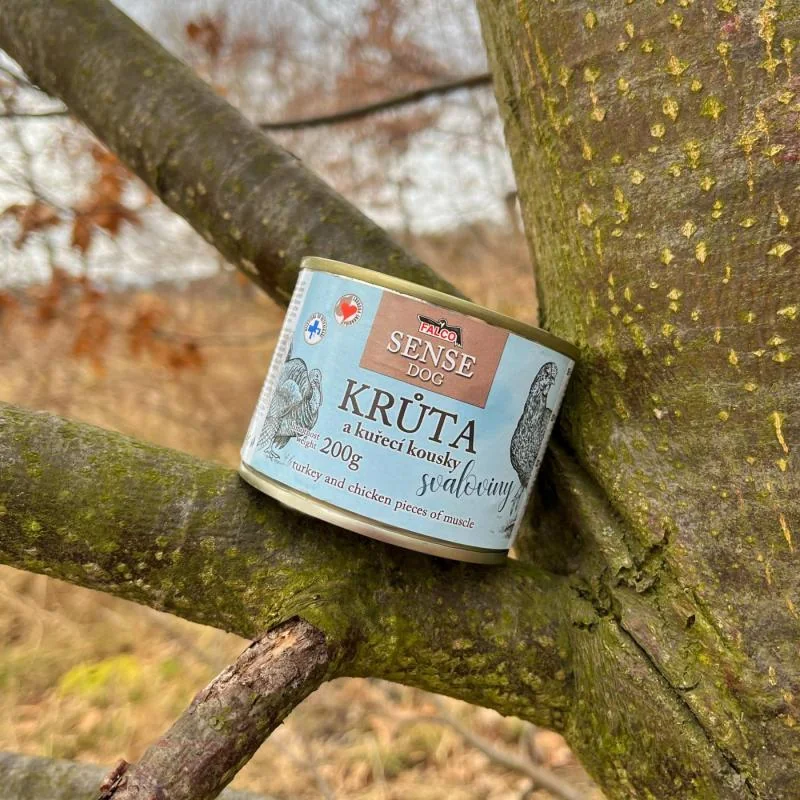 Sokol Falco SENSE DOG krůta a kuřecí 200g
