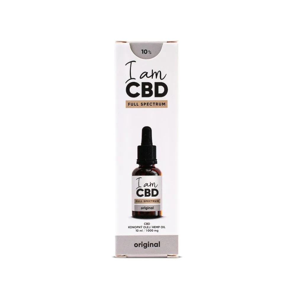 I am CBD Full Spectrum CBD konopný olej 10% 10 ml