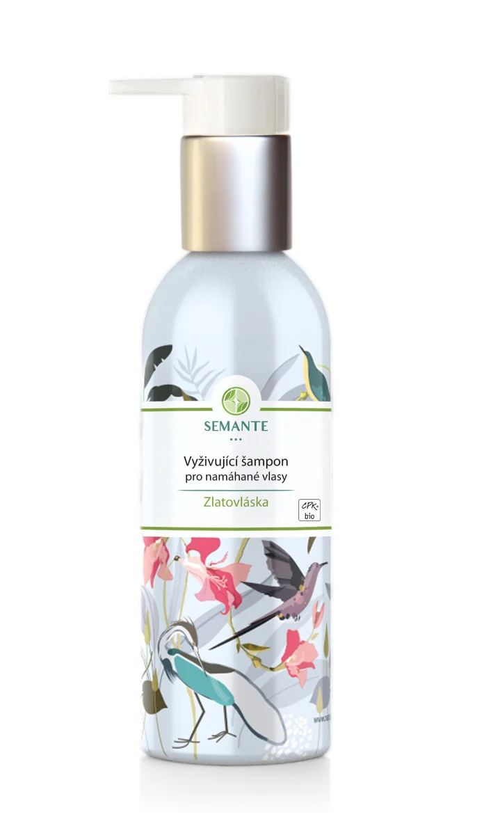 Semante Vyživující šampon pro namáhané vlasy Zlatovláska BIO 200 ml