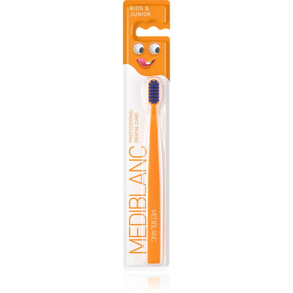 MEDIBLANC Dětský zubní kartáček Ultra Soft 1 ks oranžový