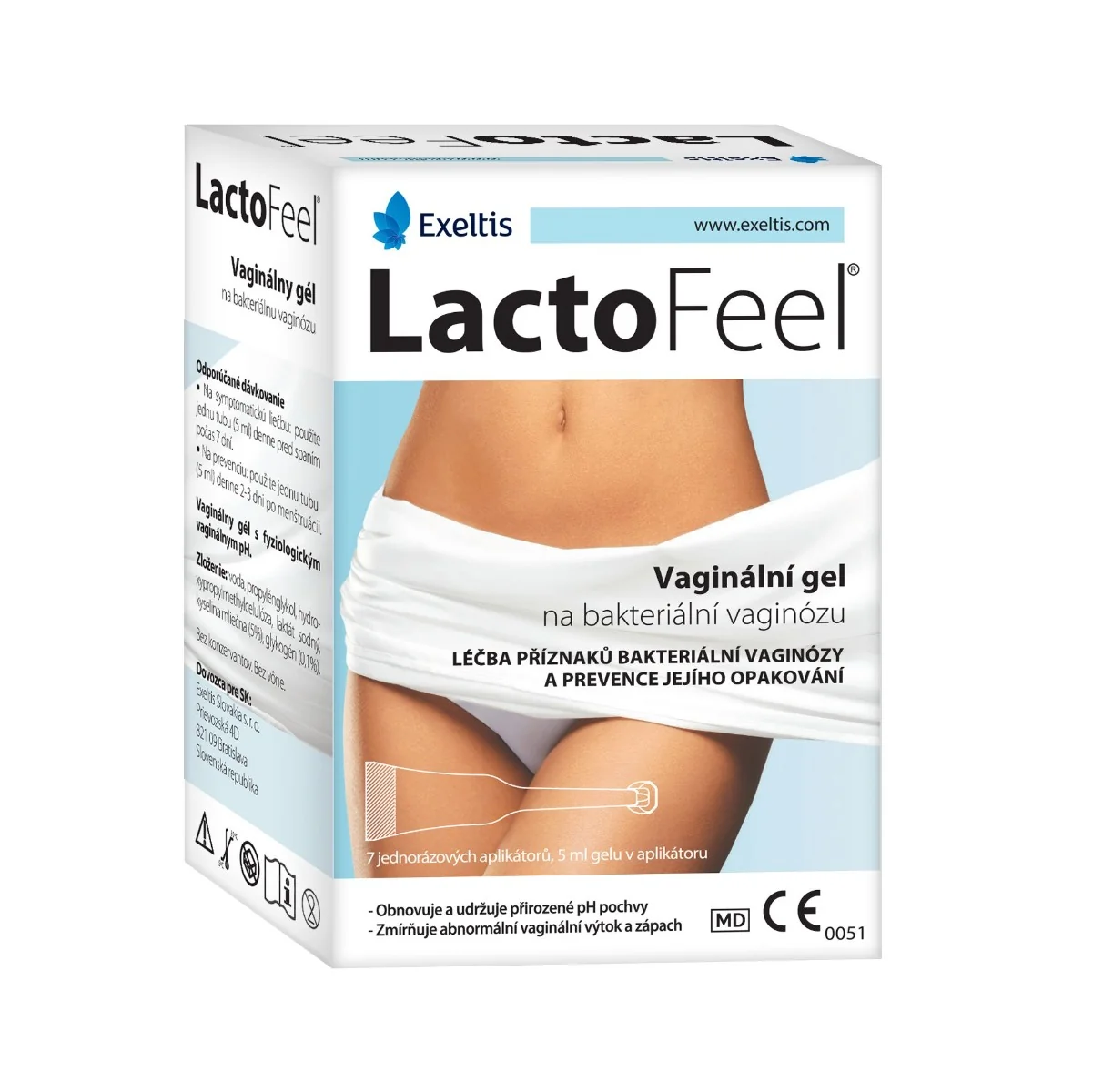 LactoFeel Vaginální gel 7x5 ml