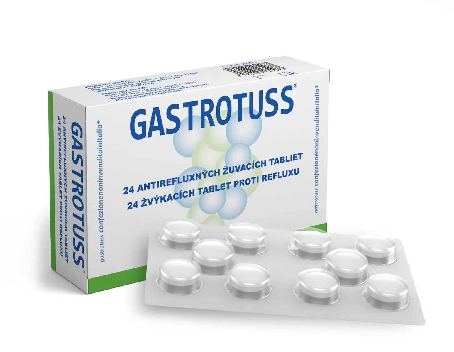 GASTROTUSS 24 žvýkacích tablet