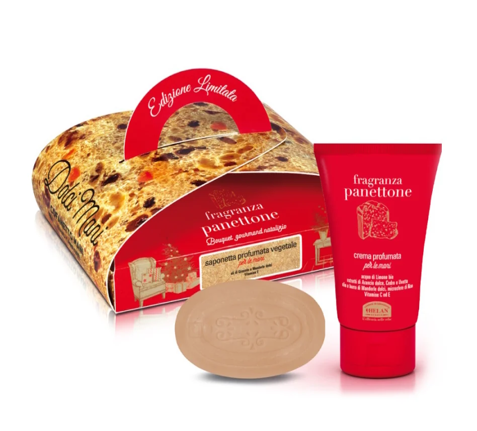 HELAN Panettone mýdlo a krém na ruce 2 ks dárková sada