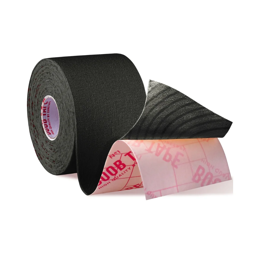 CureTape BoopTape 5 cm x 5 m tejpovací páska na prsa černá