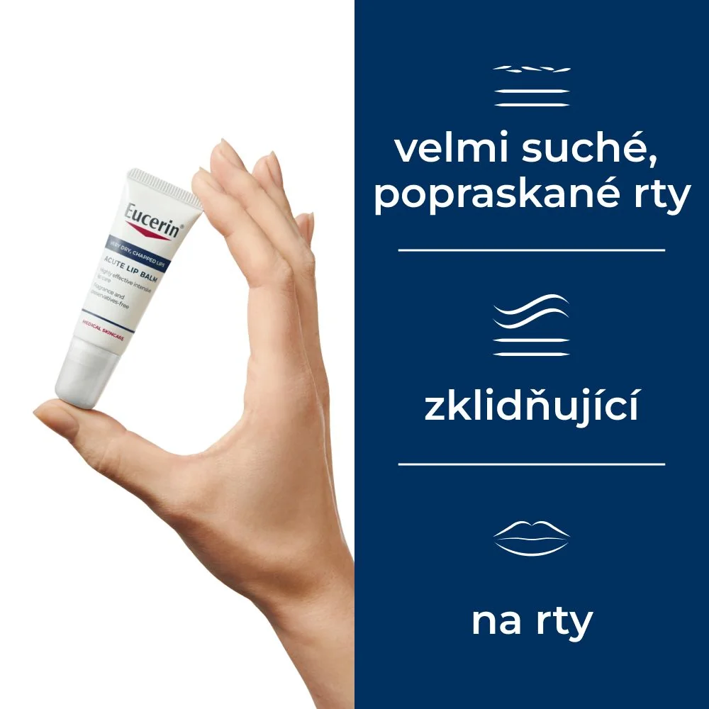 Eucerin UreaRepair Acute Lip balzám na rty 10 ml
