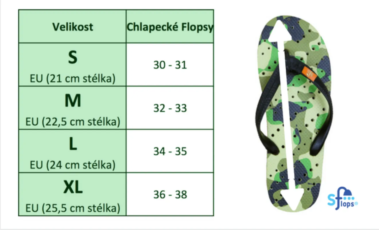Flopsy Military vel. 34-35 chlapecká antibakteriální obuv