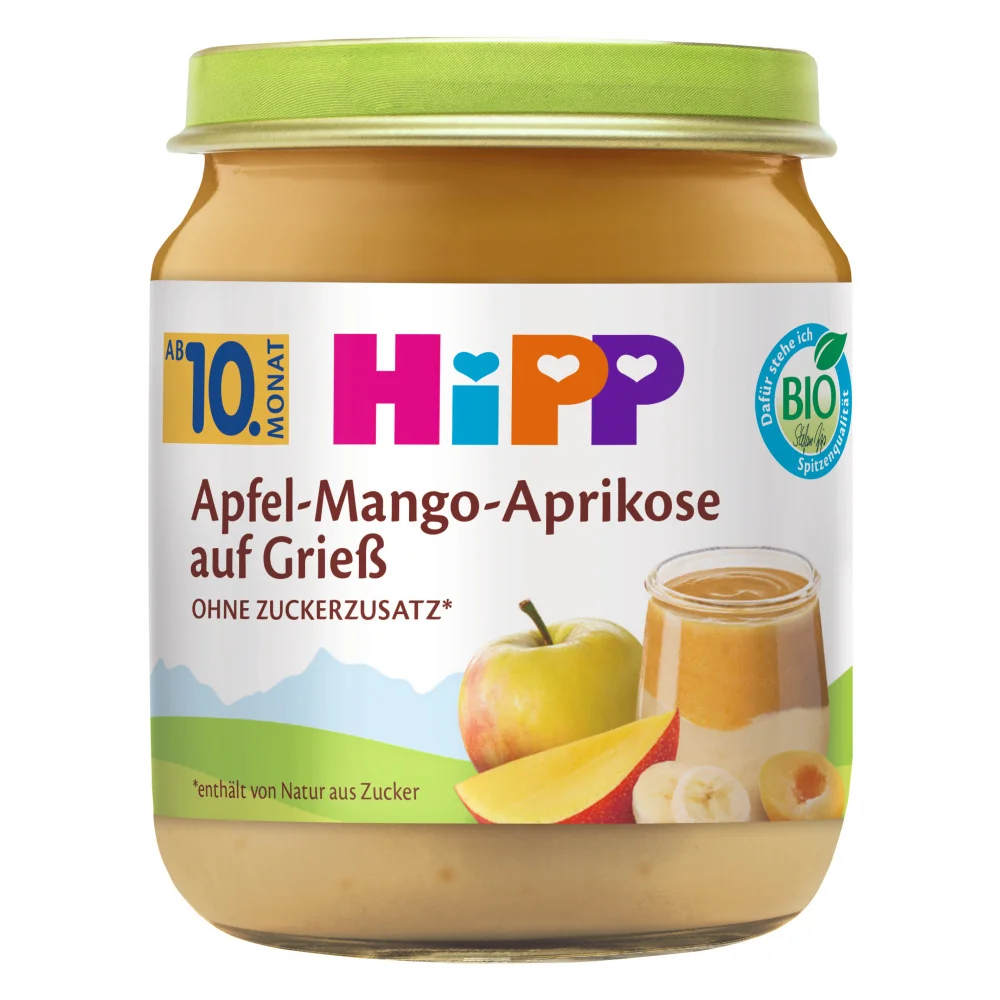 Hipp BIO Krupička s ovocem 200 g