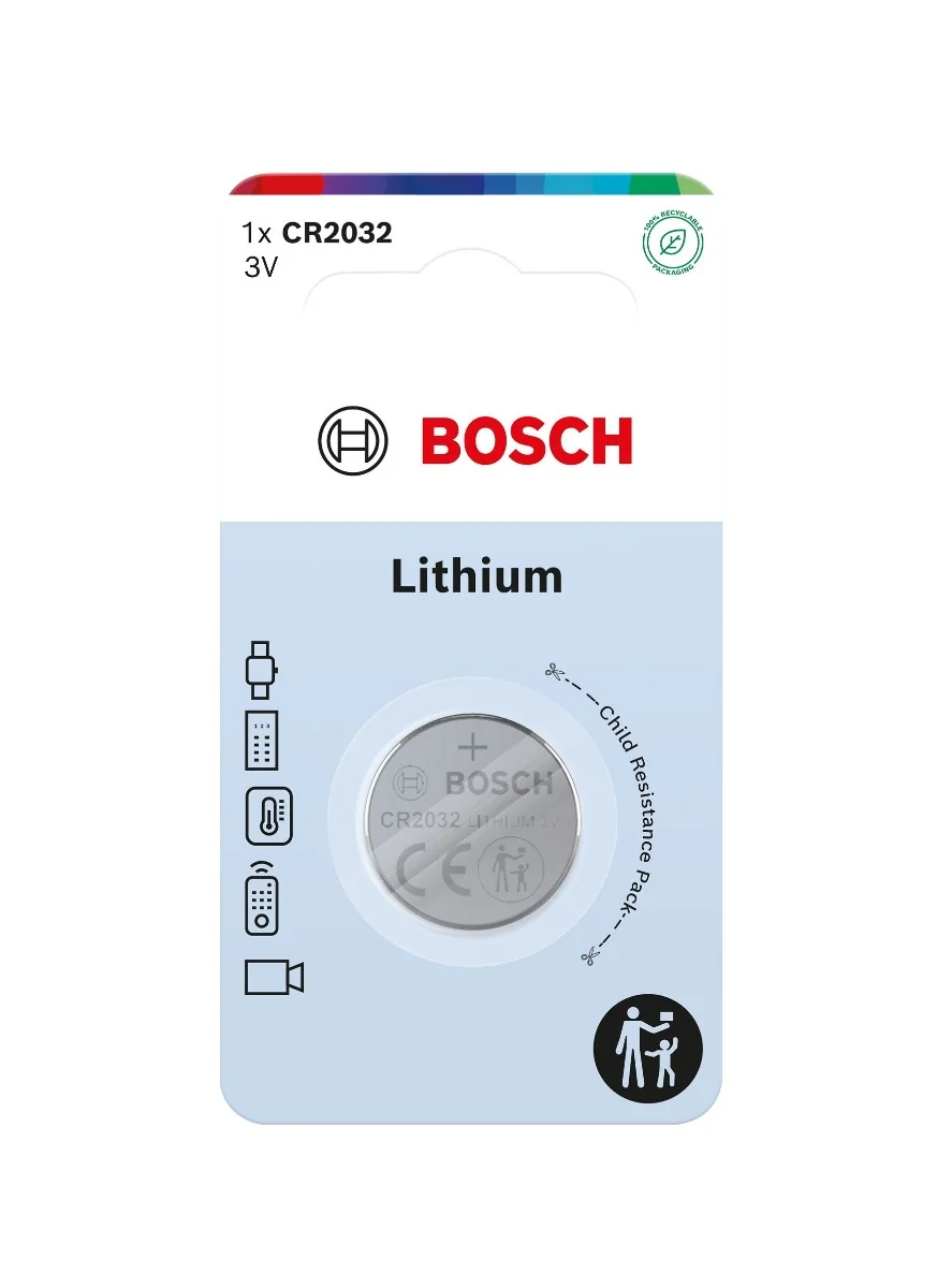 Bosch Lithium Coin CR2032 baterie 1 ks